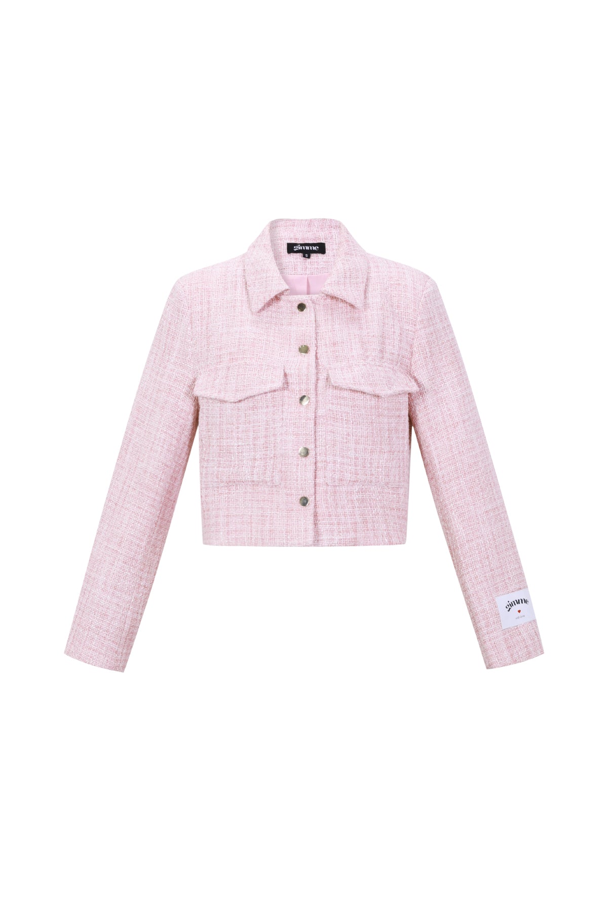 Gewebte Polyesterfasern Damenjacke Elegantes Karomuster Statement