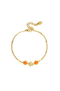 Armband mit bunten Blumen