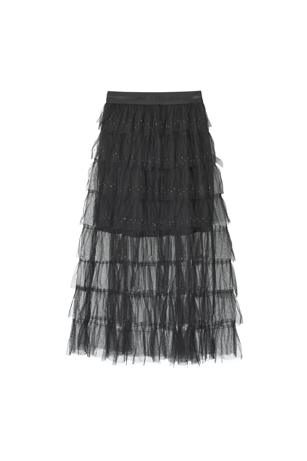 Polyester Damen Tüllrock Casual
