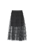 Polyester Damen Tüllrock Casual