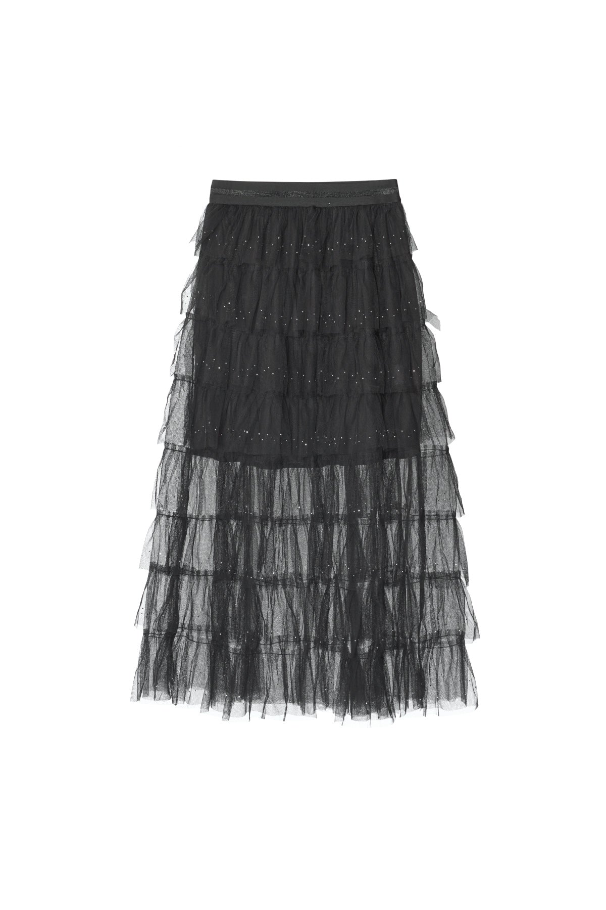 Polyester Damen Tüllrock Casual