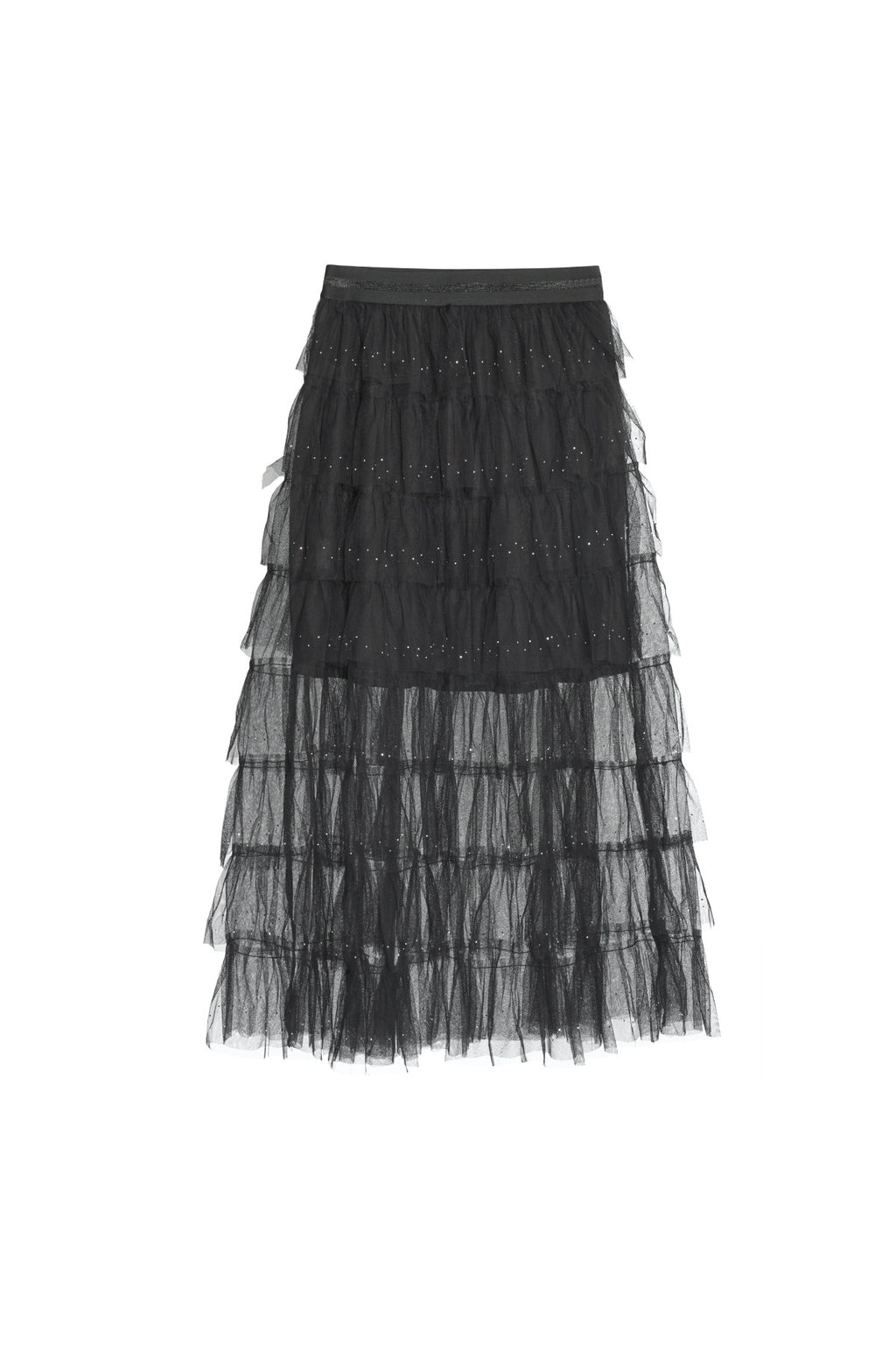 Polyester Damen Tüllrock Casual