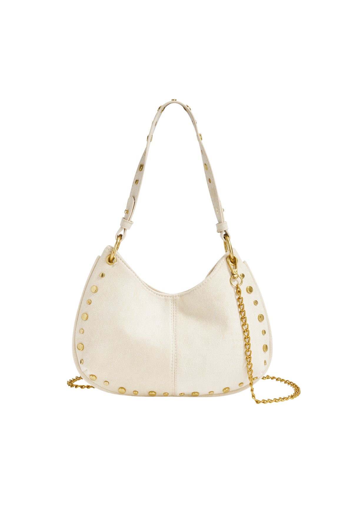 Schultertaschen Nieten Casual Wildleder Täglich Zubehör