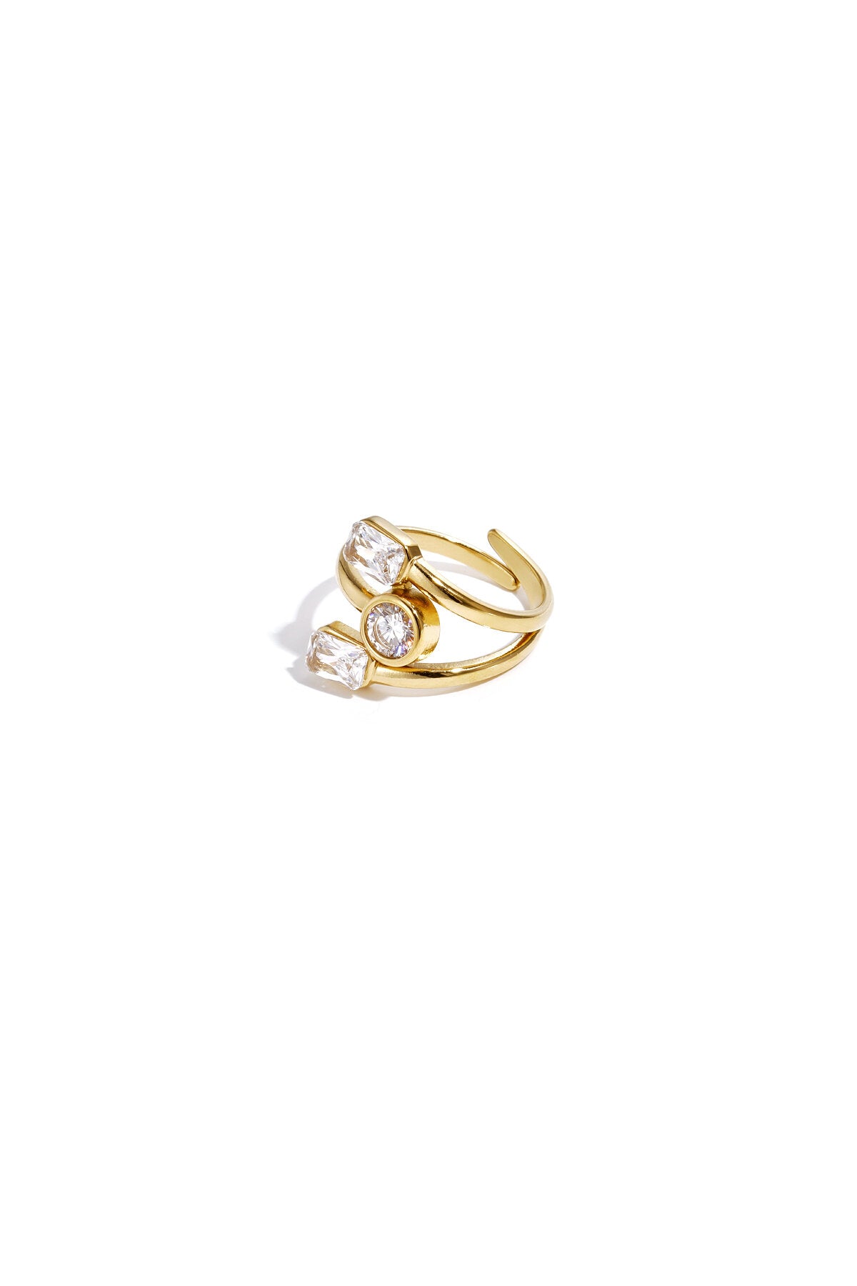 Ring mit verschiedenen Steinen