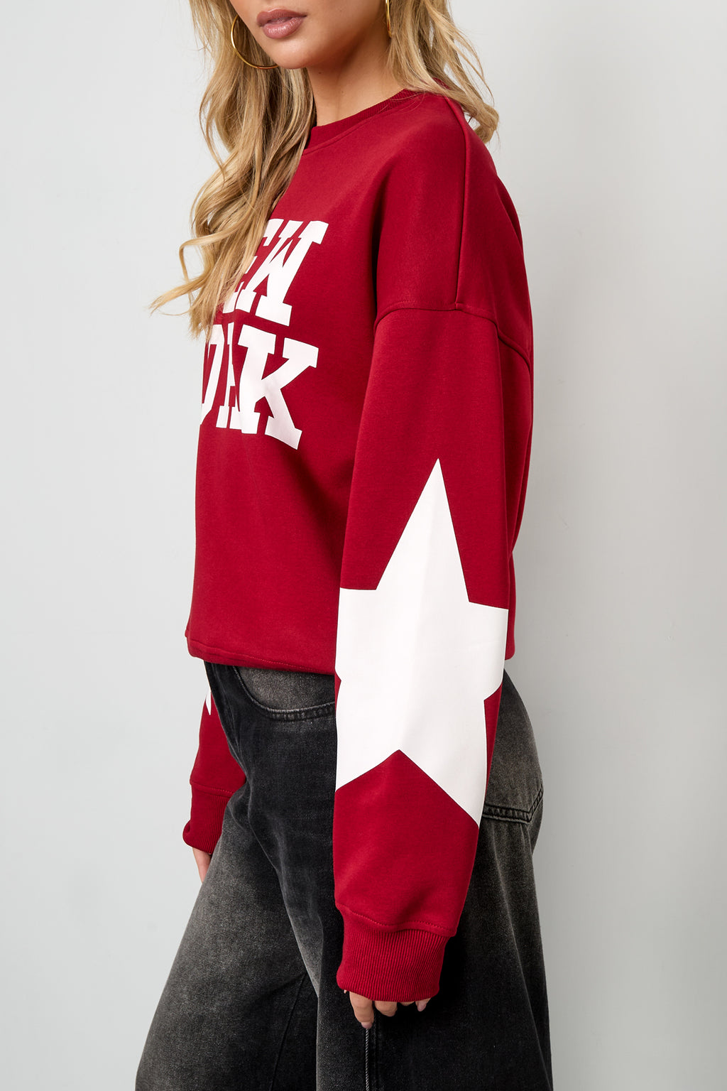 New York Pullover mit Stern