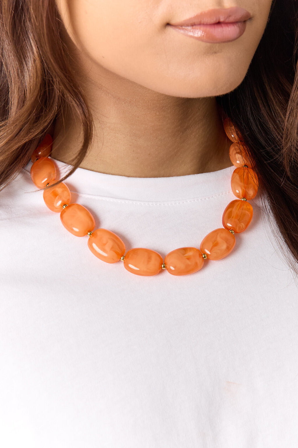 Halskette mit Squoval-Perlen