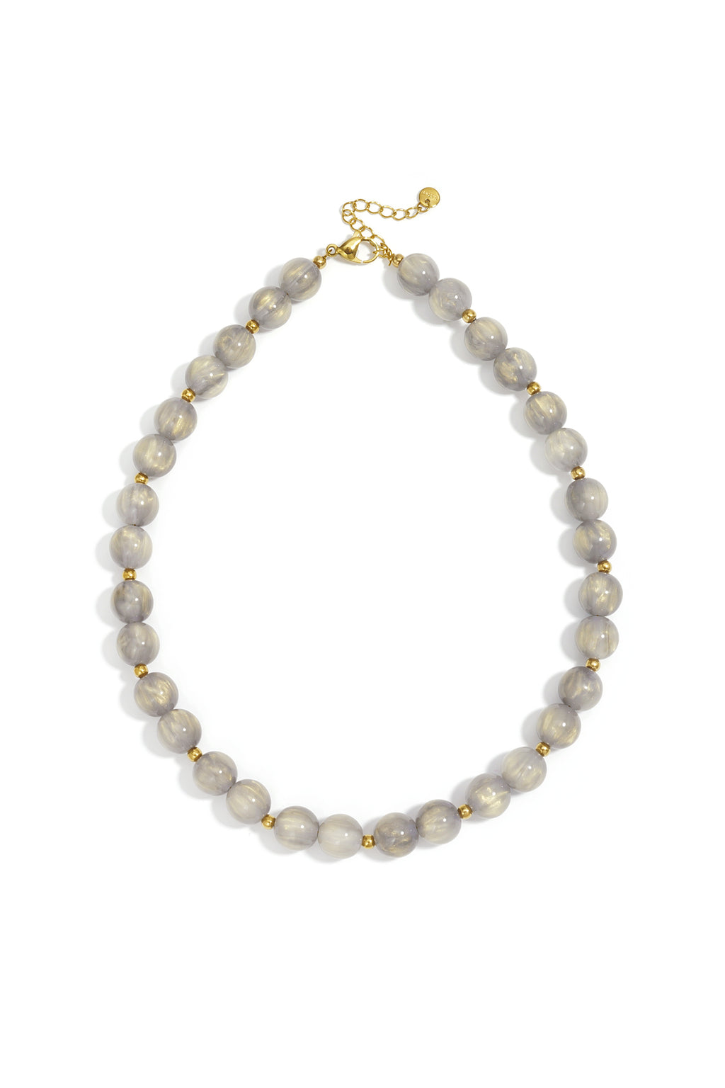 Perlenketten mit Golddetails – 12 mm