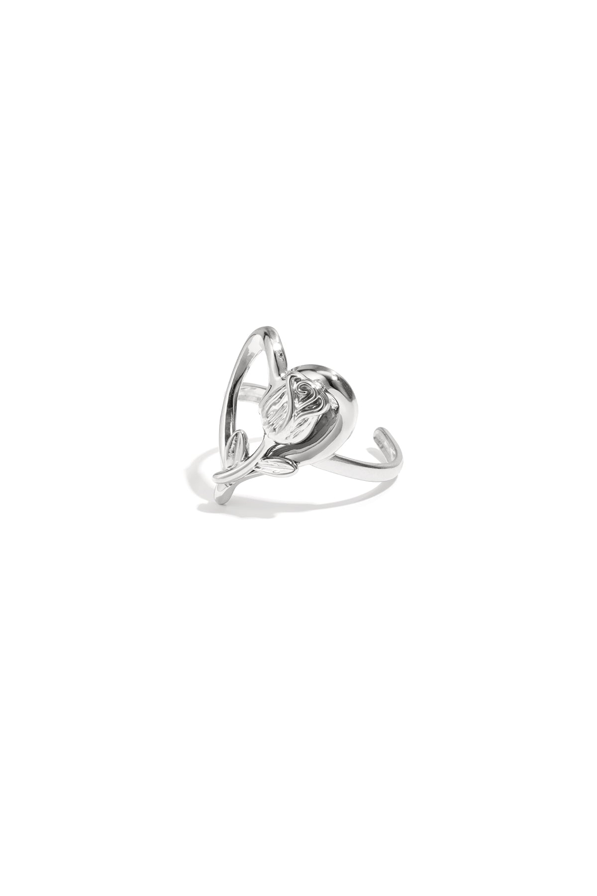 Ring mit Rose auf Herz