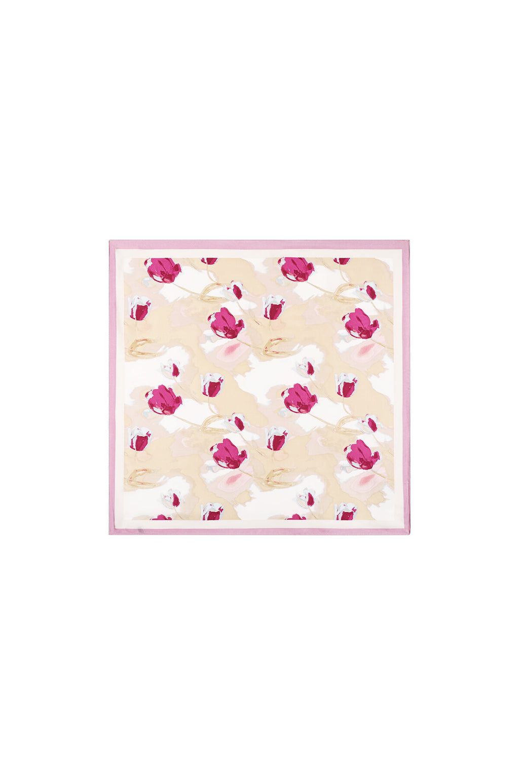 Sommerliche Schals mit Blumenmuster, süße Polyester-Accessoires zum Valentinstag