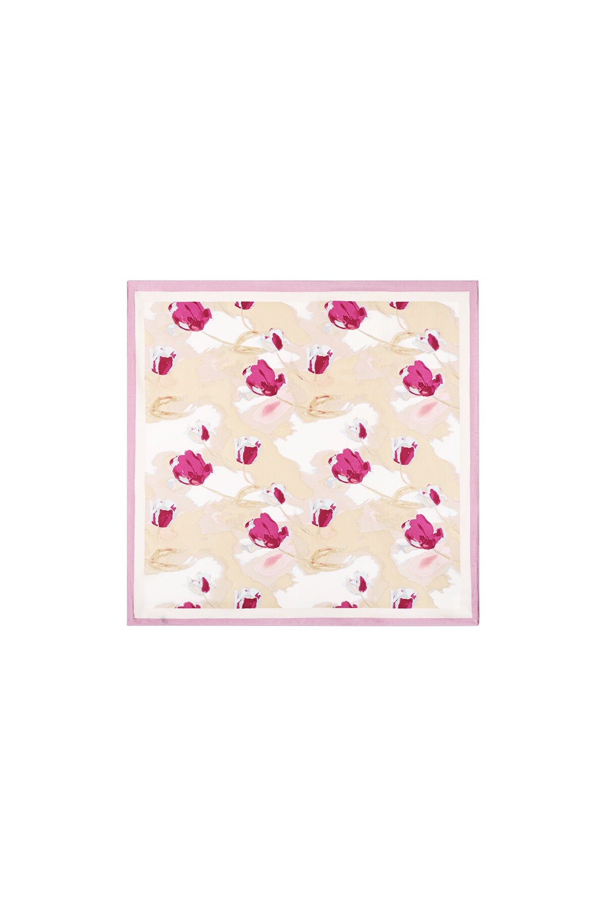 Sommerliche Schals mit Blumenmuster, süße Polyester-Accessoires zum Valentinstag