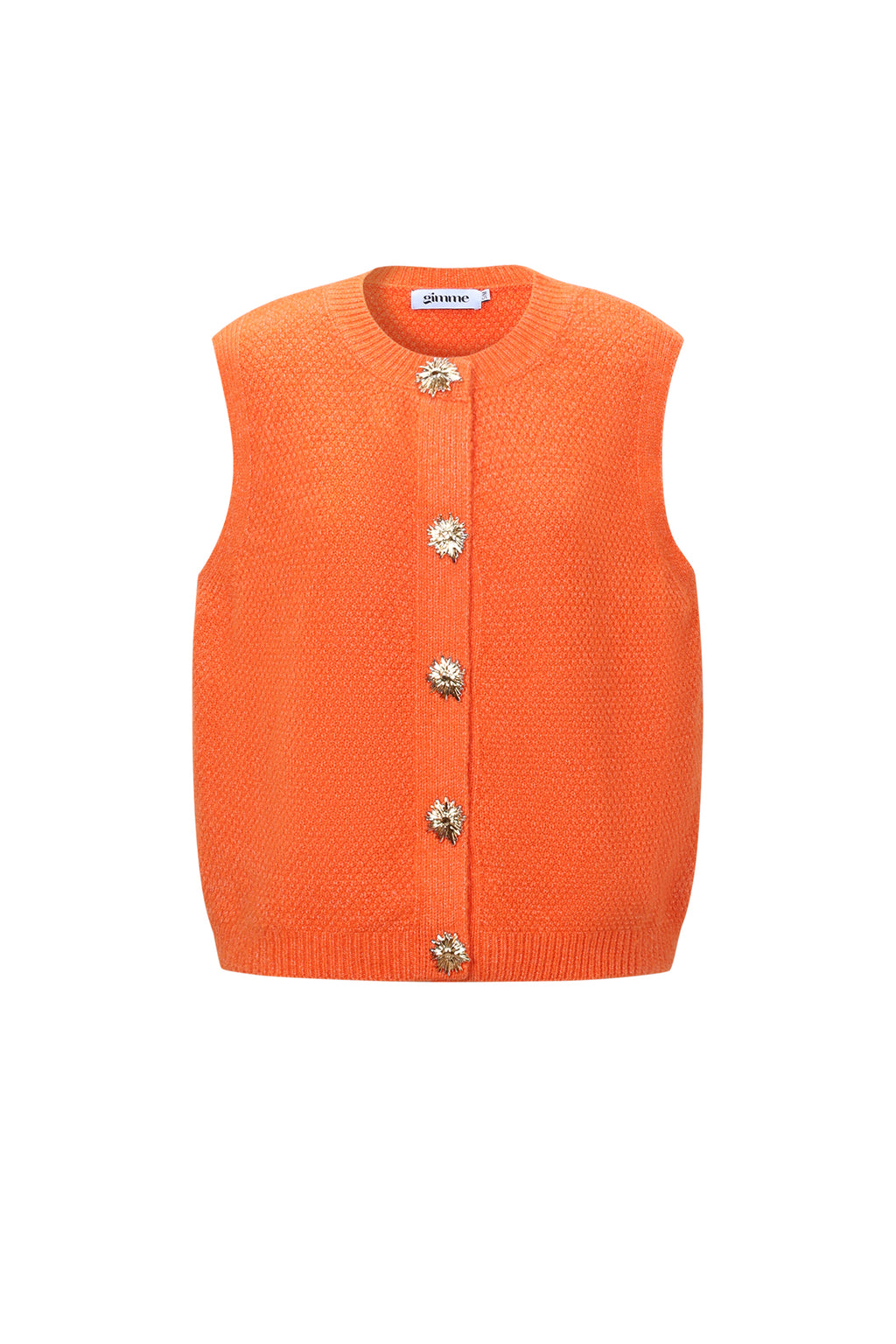 Gestrickte Polyesterfaser Damen Gestrickte Weste Casual Einfarbig