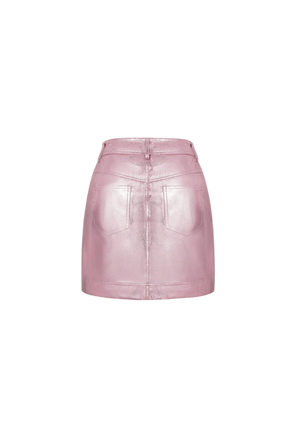 PU Minirock Sexy Einfarbig Frühling/Sommer