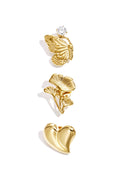 Brosche aus Edelstahl, Schmetterlingsmotiv, schlichte Serie „Alltagsschmuck“, Damenschmuck