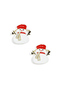 Manschettenknöpfe aus Legierung, Cartoon-Motiv, lässige Weihnachts-Serie, schlichtes Design, Damenschmuck