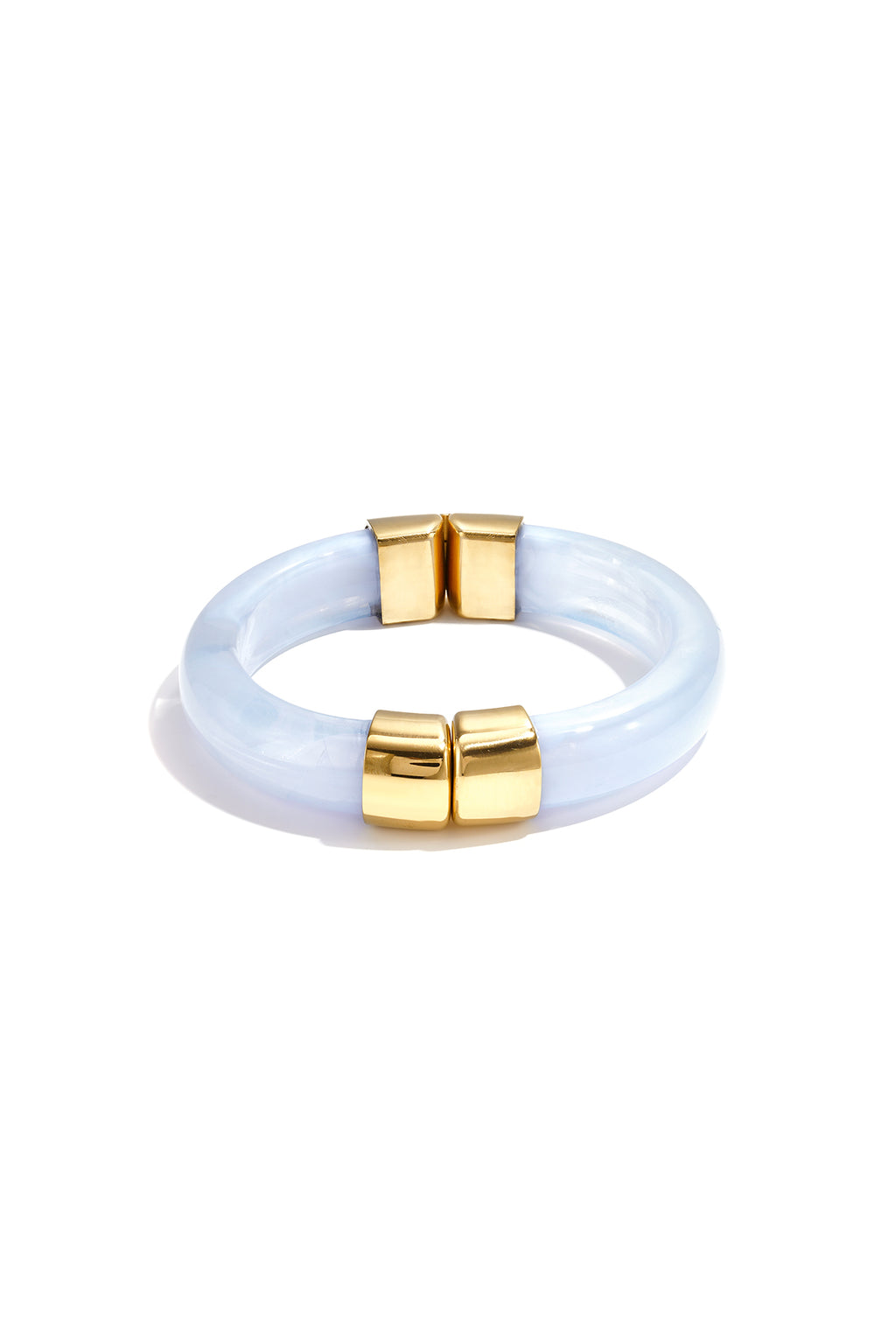 Massives Armband mit goldenen Details