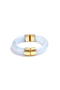 Massives Armband mit goldenen Details