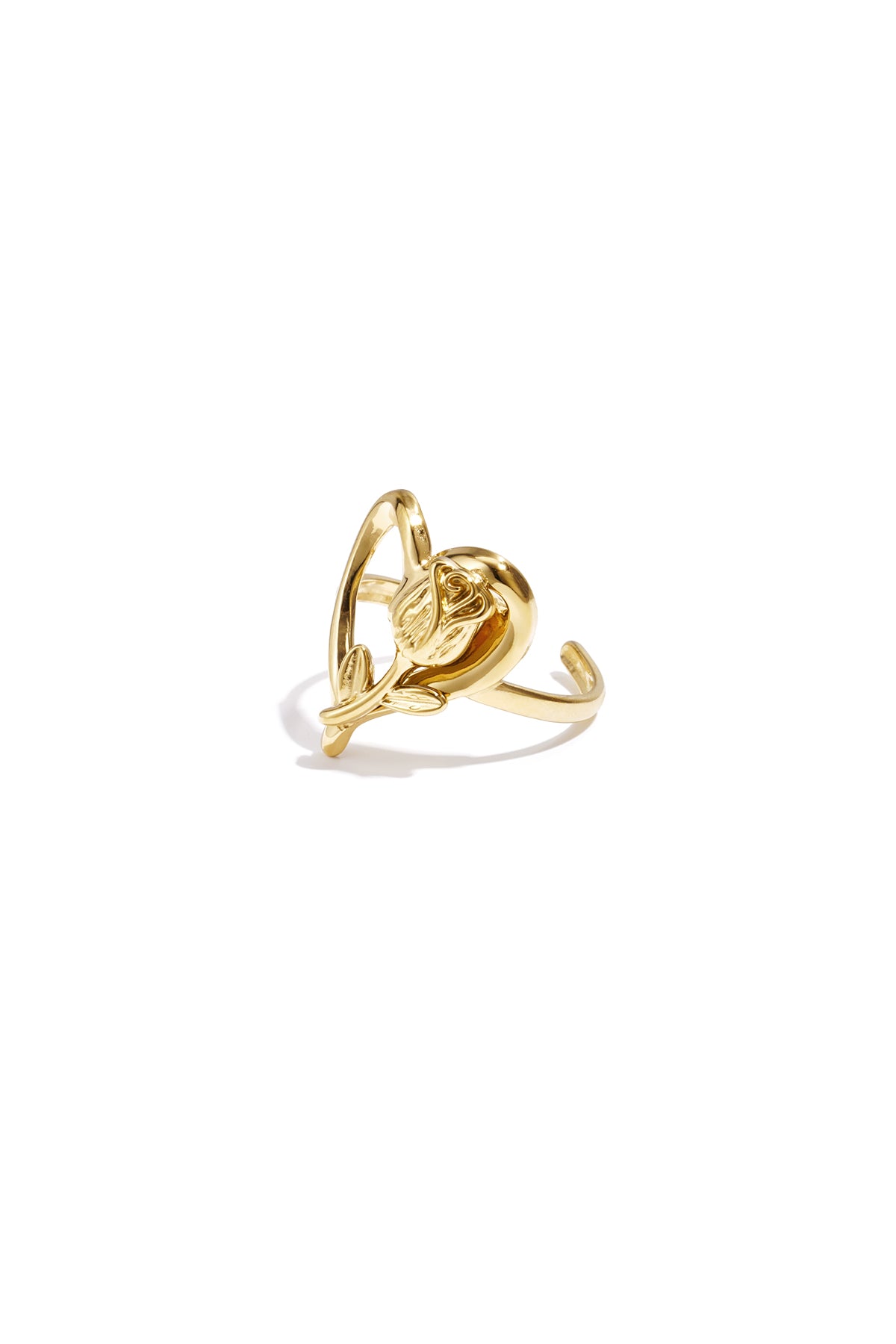 Ring mit Rose auf Herz