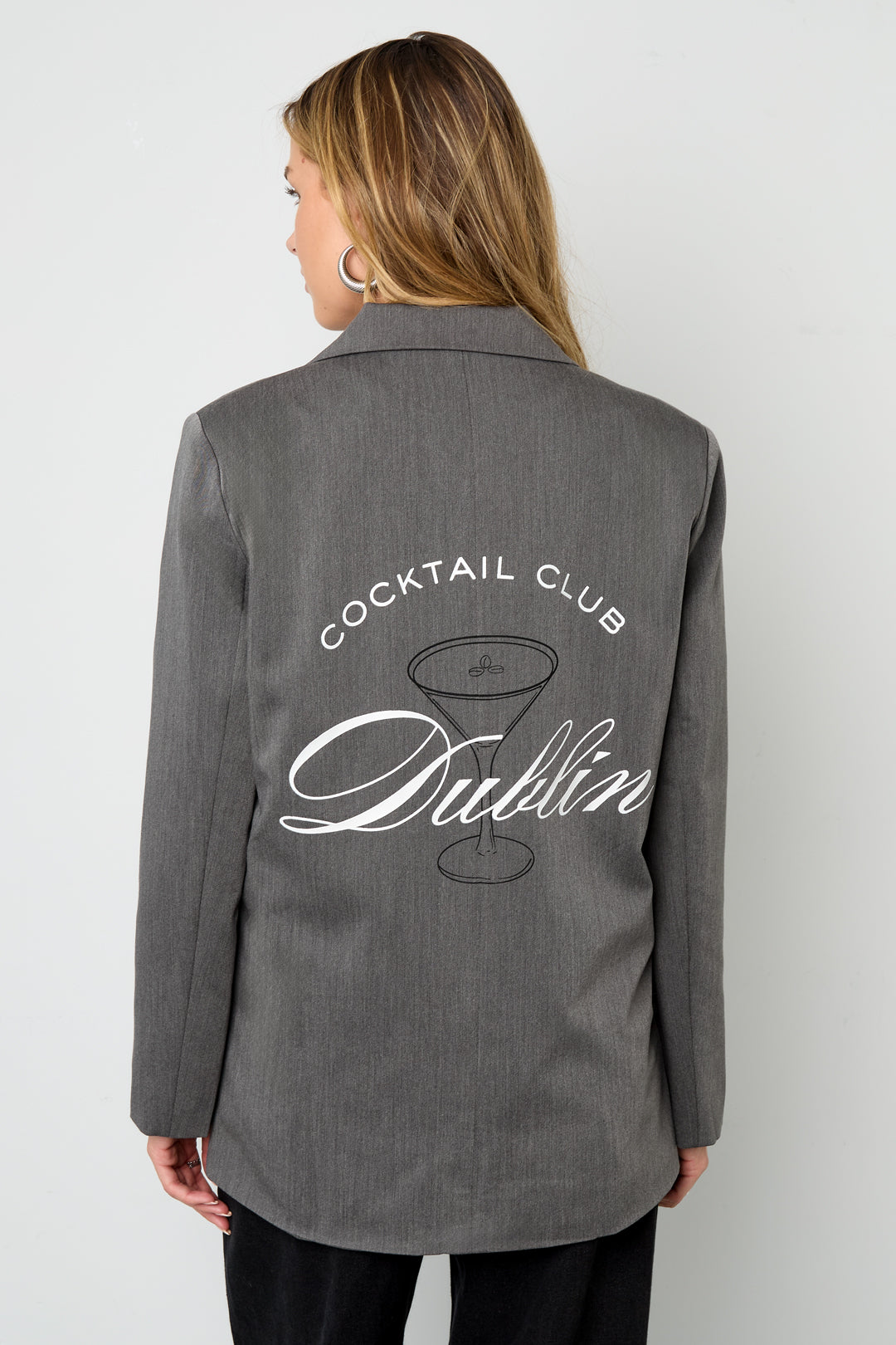 Gewebte Polyesterfasern Damen-Blazer Elegant Letters