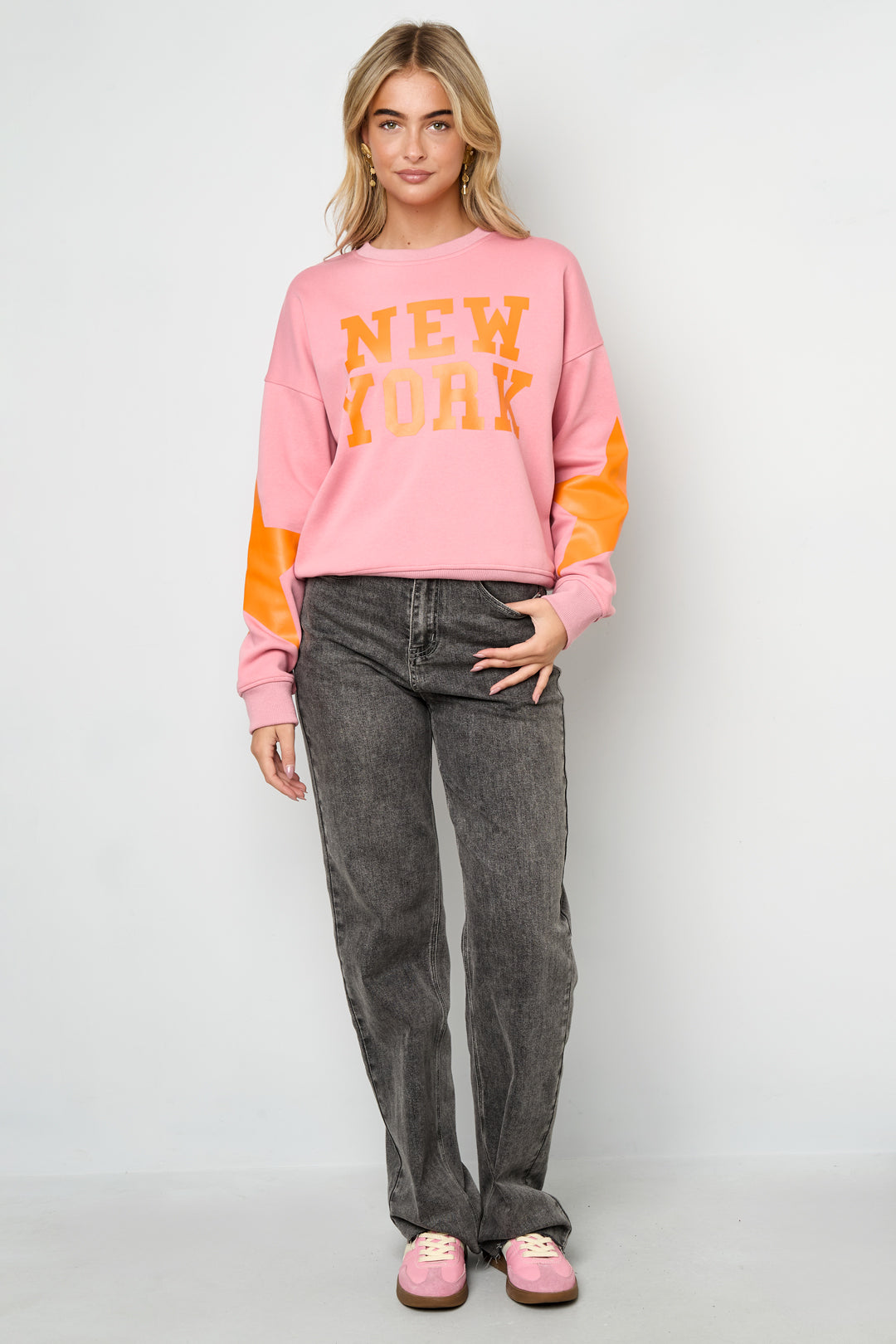 New York Pullover mit Stern