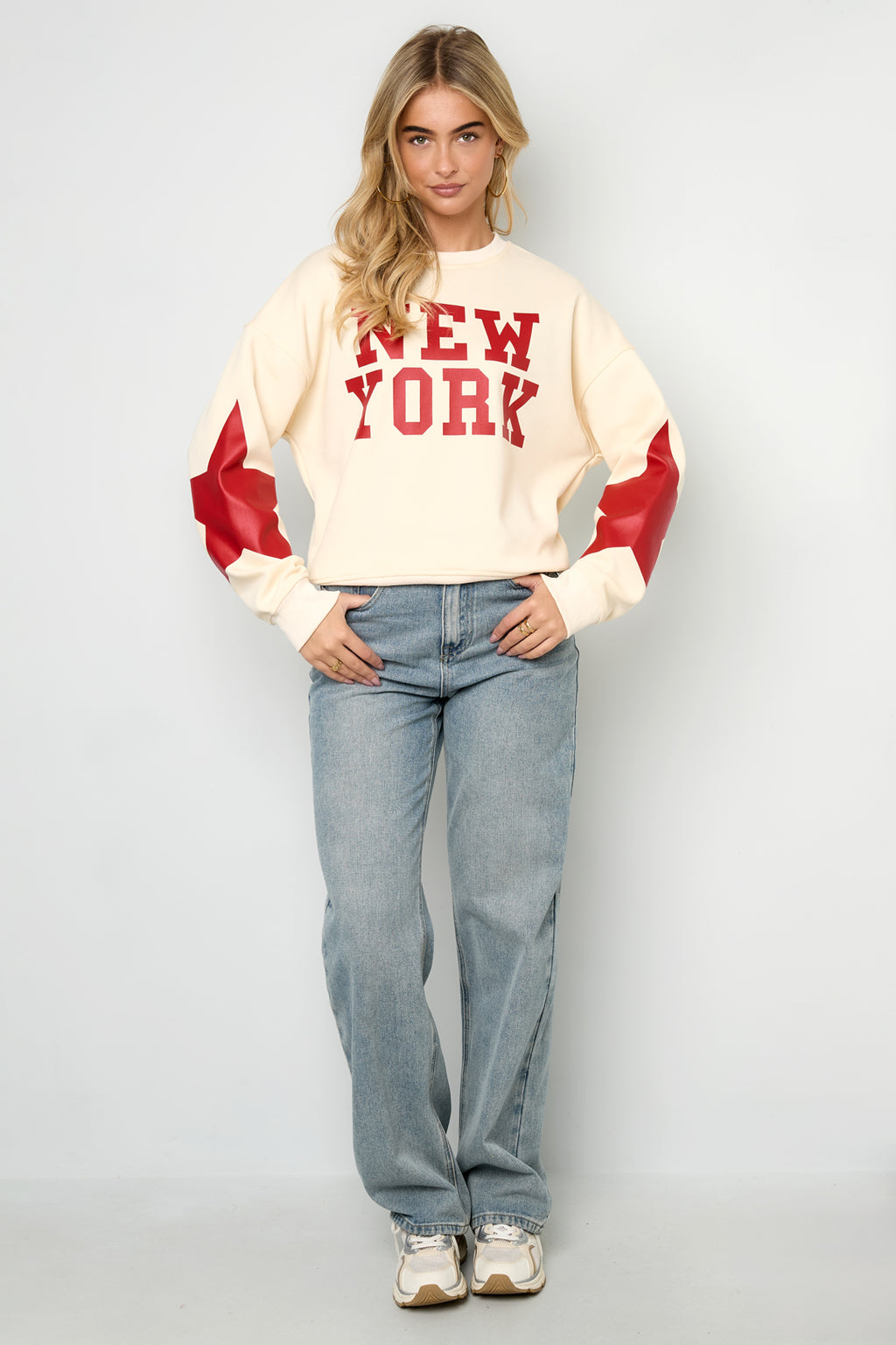 New York Pullover mit Stern