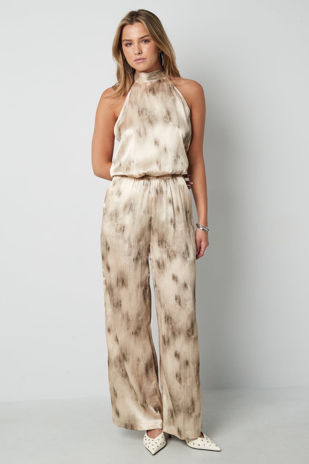 Gewebte Casual Damen Weite Hosen Tie-dye Frühling/Sommer