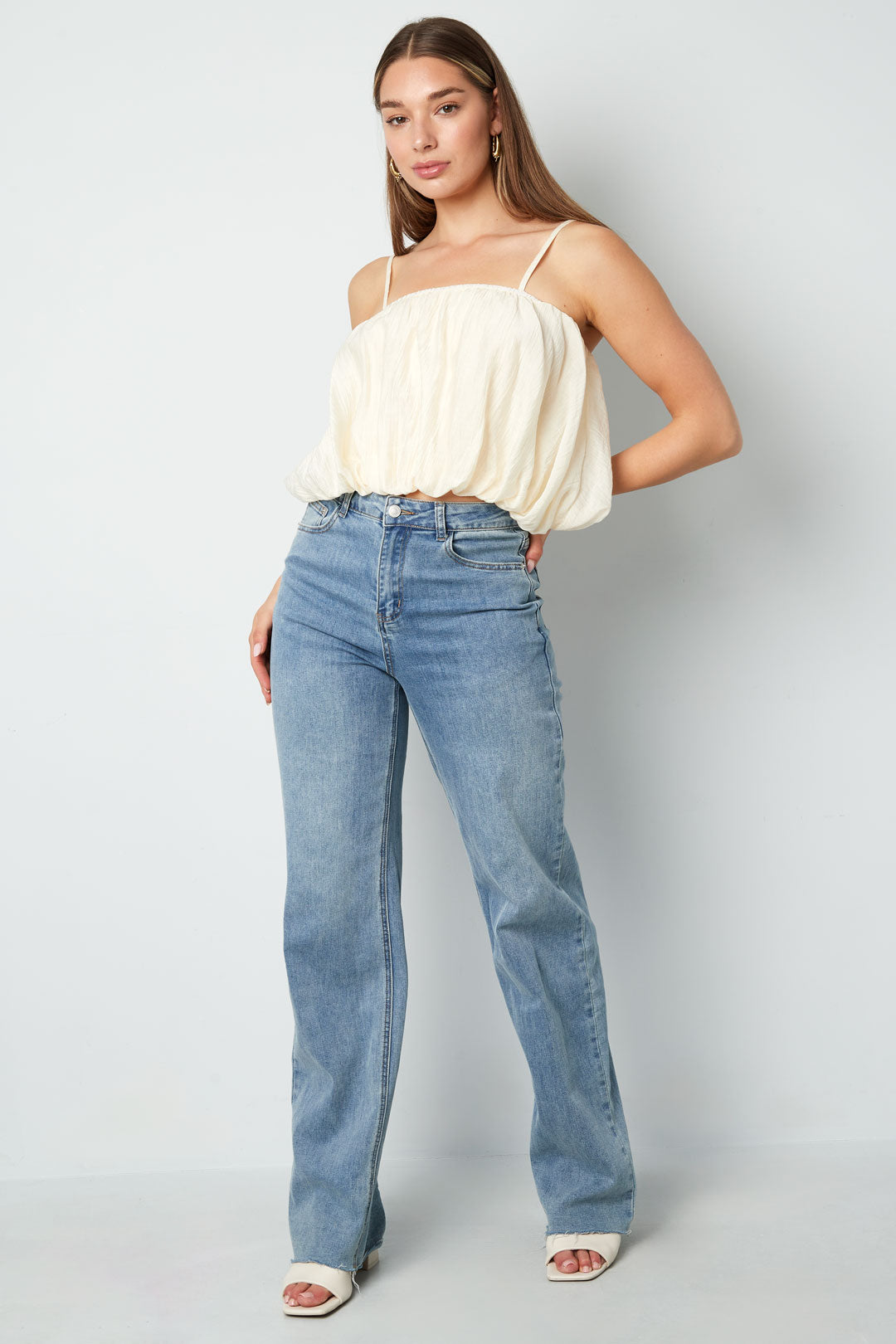 Gewebte Casual Damen-Top Ohne Ärmel Einfarbige Farbe Frühling/Sommer
