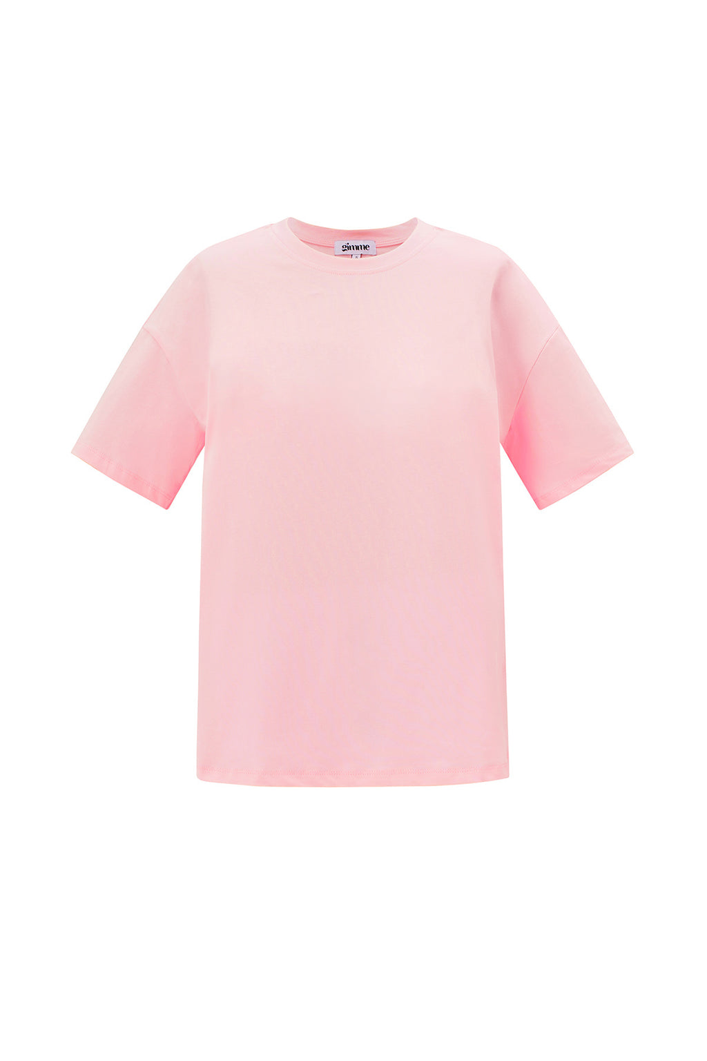 Baumwolle Gestrickte Damen T-Shirt Casual Einfarbig