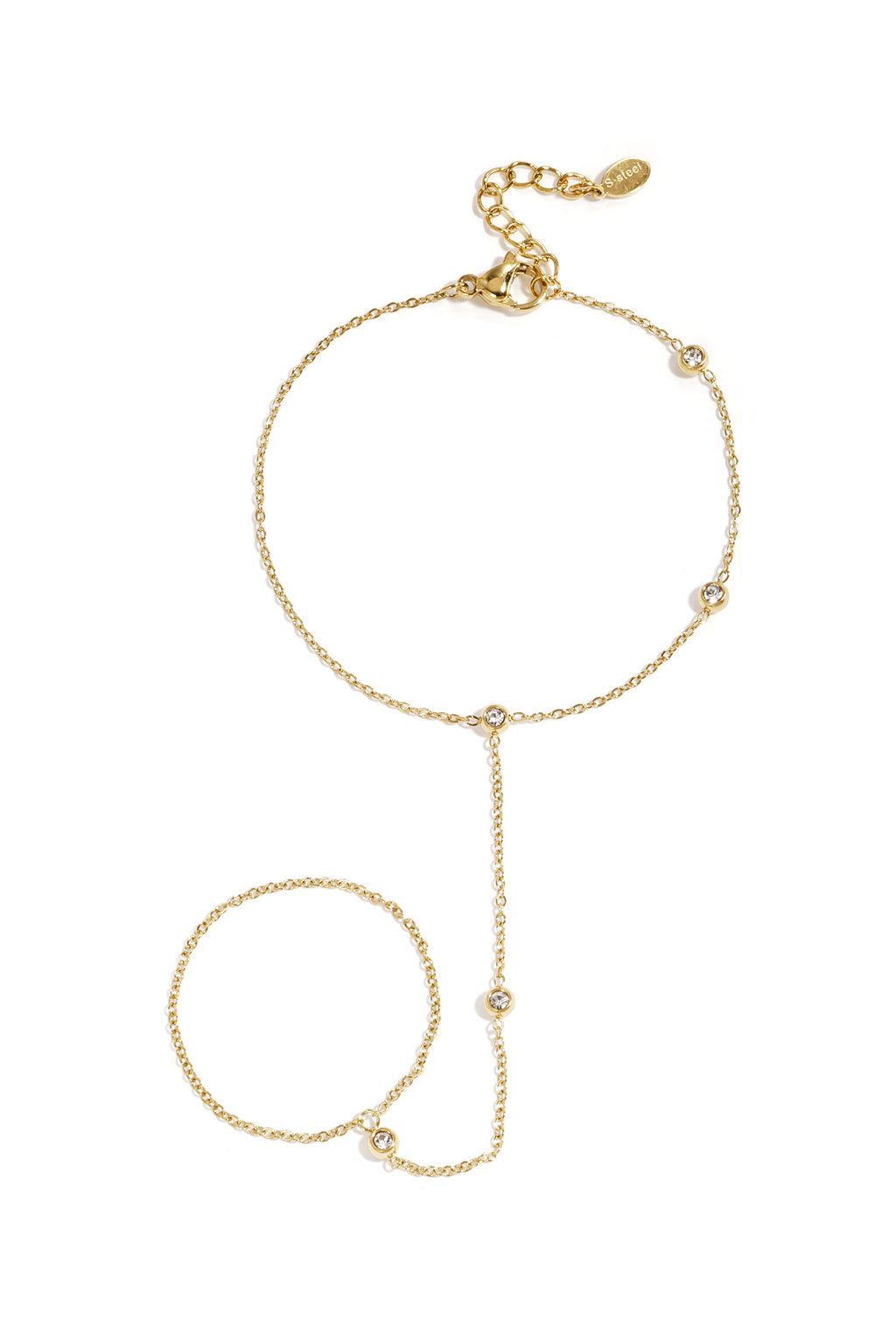 Handkette mit asymmetrischen Steinen