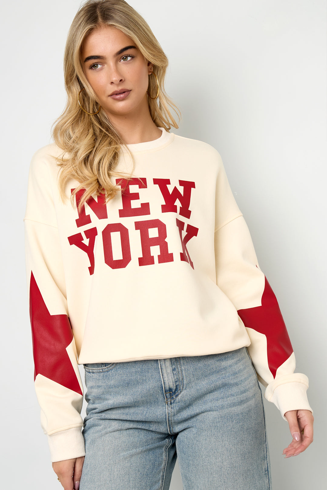 New York Pullover mit Stern