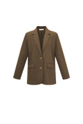 Gewebte Polyesterfasern Damen-Blazer Elegant Letters