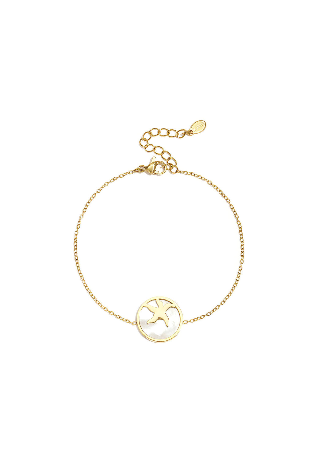 Armband mit Seesternen im Kreis